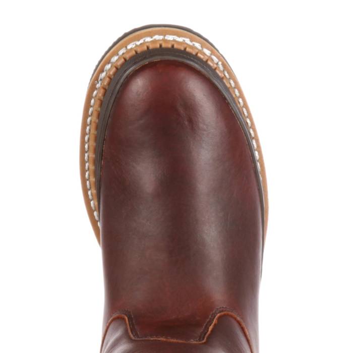 alternate view #4 of: Georgia Boot GA4274 Men's, Brown, Soft Toe, Pull On Boot